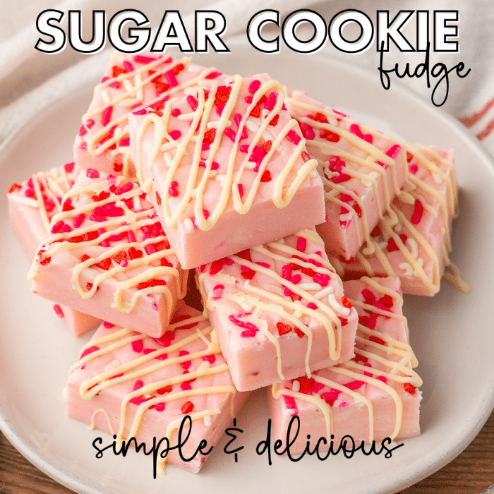 Square Sugar Cookie Fudge Social Media - Facebook