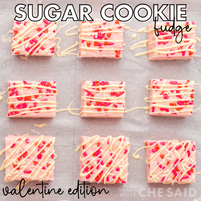 Square Sugar Cookie Fudge Social Media - Facebook