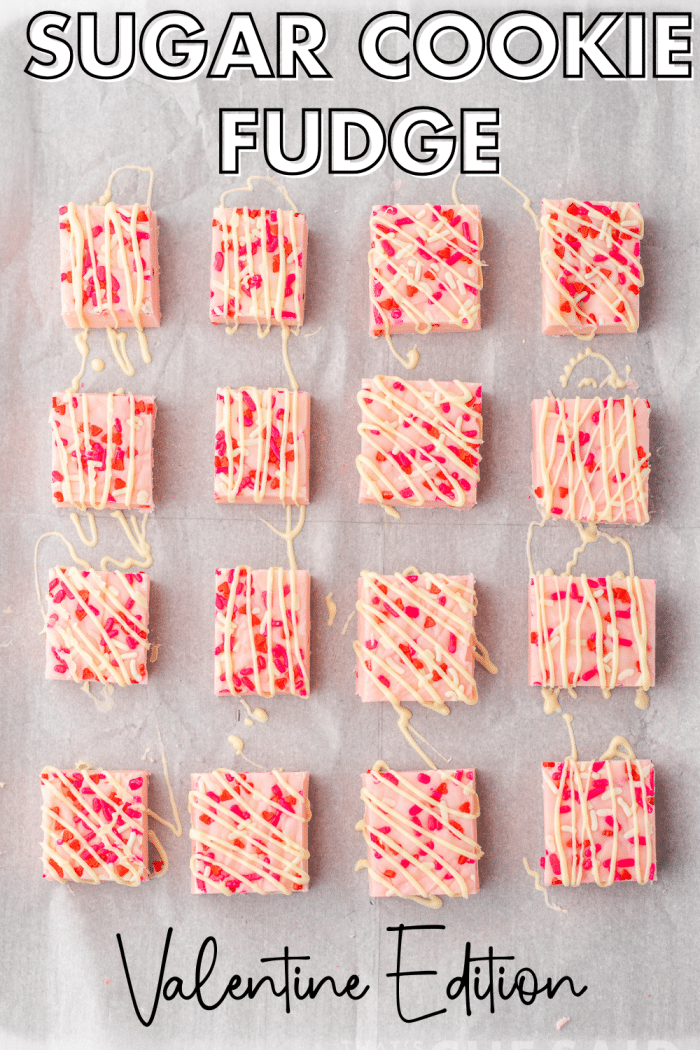 Vertical Sugar Cookie Fudge Social Media - Pin