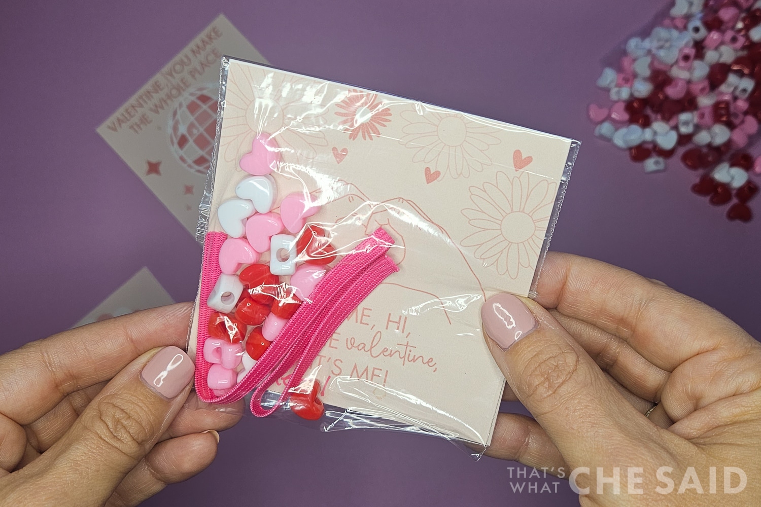 DIY Friendship Bracelet kit valentine