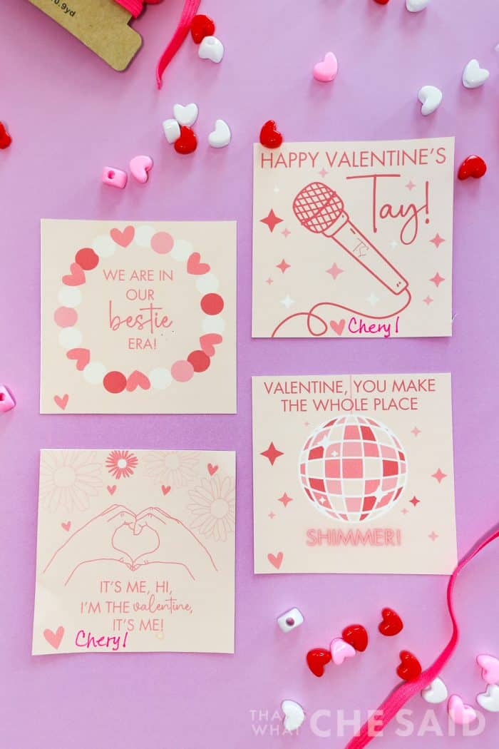 Taylor Swift Valentines Day Cards Instant Download 6 Printable