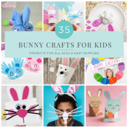 Collage foro 35 Bunny Crafts for kids square