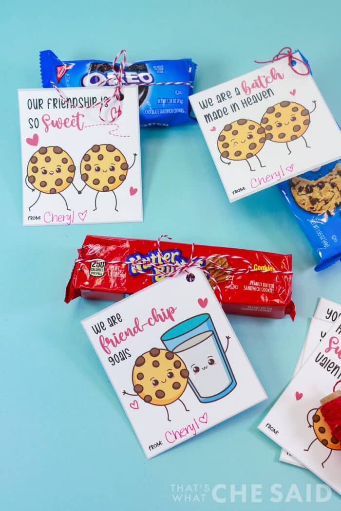 Cookie Valentine Idea - vertical, all three cookie packs
