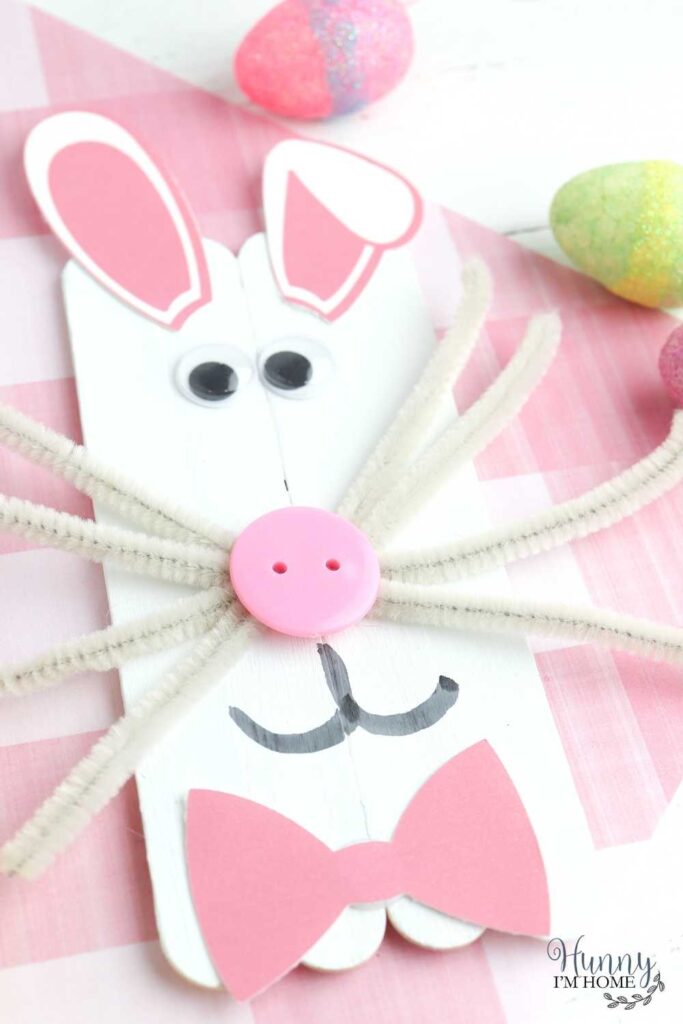 Popsicle Stick Bunny Rabbit Craft