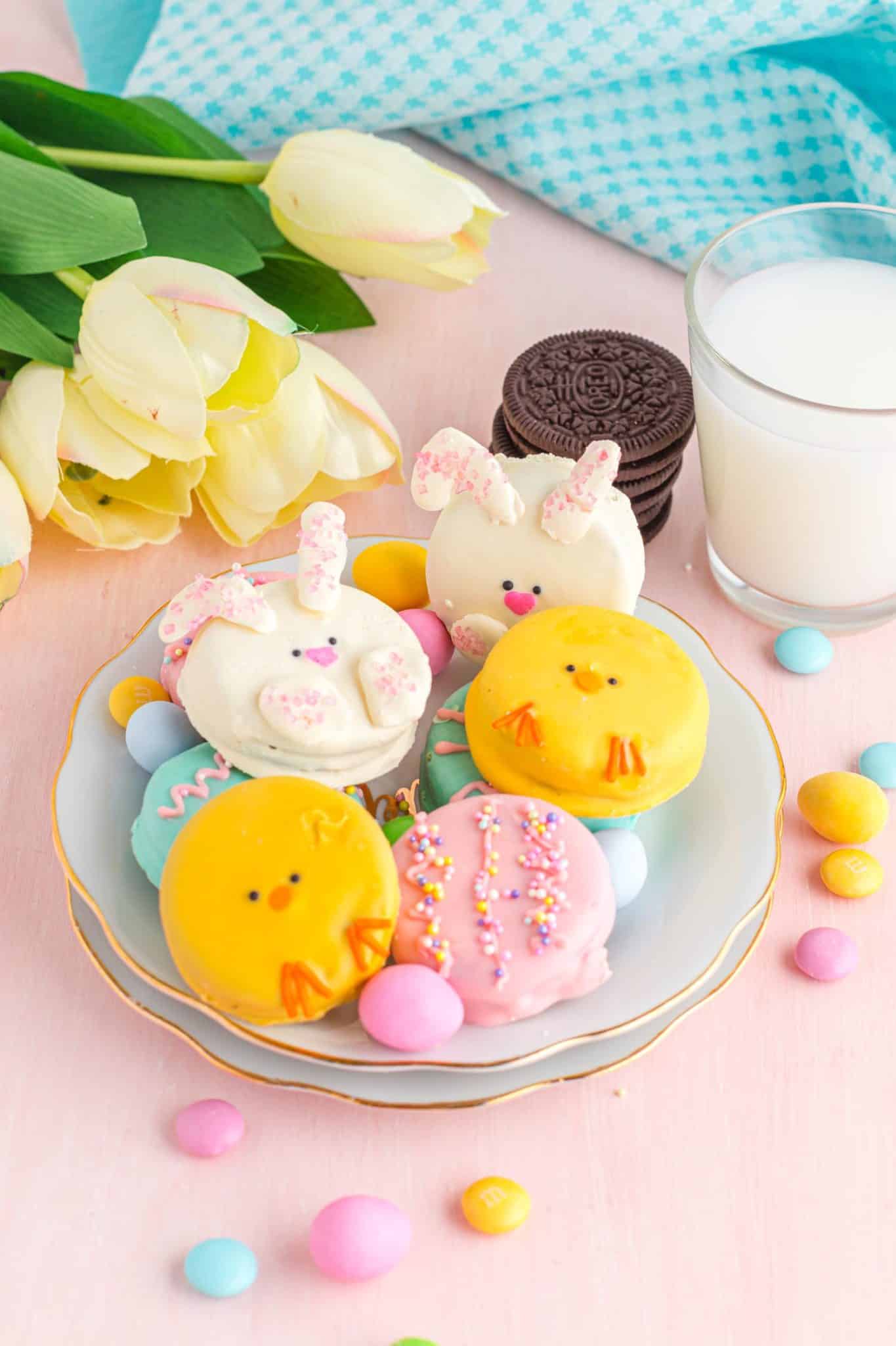 Easter Oreo Decorated Cookies