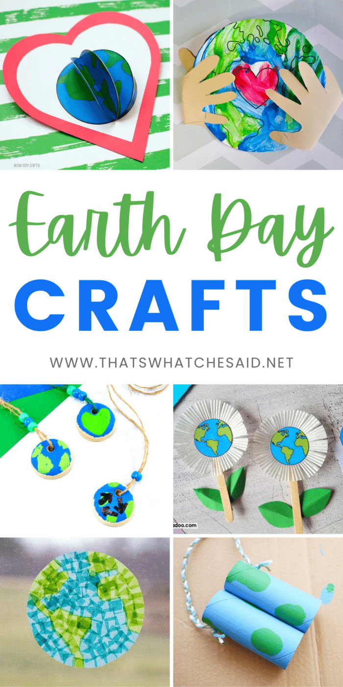 Earth Day Crafts for Kids Pin