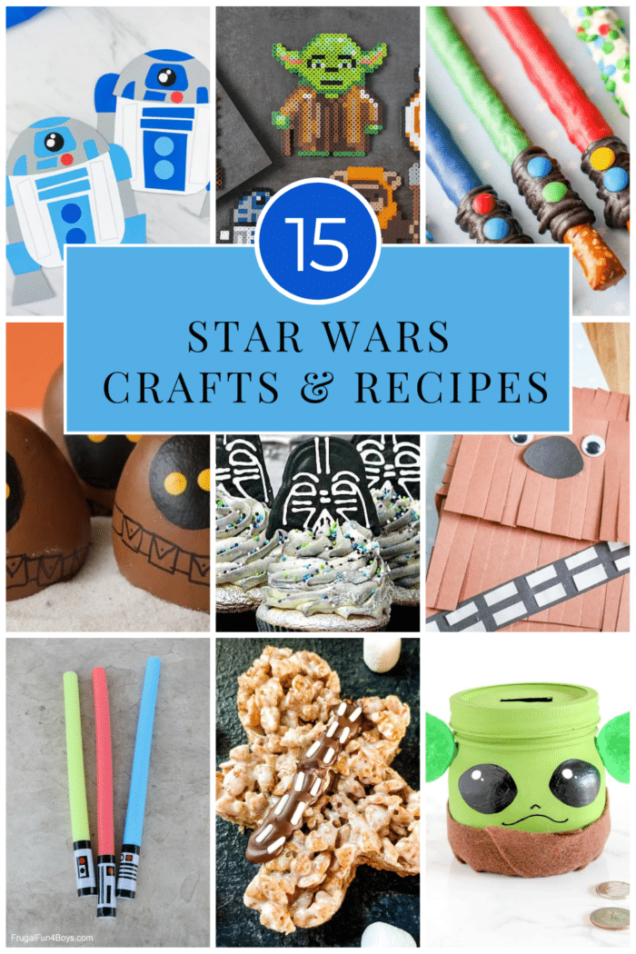 Star Wars crafts & recipes pin