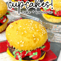 Pin image - Burger Cupcakes