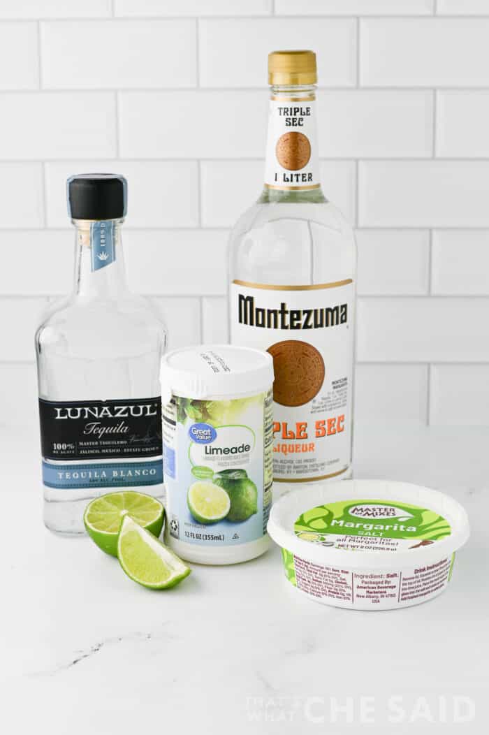 Frozen Limeade Margarita Ingredients