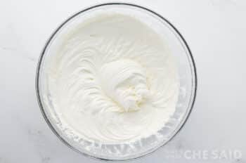 Cool Whip added to Vanilla Extract, Cream Cheese & Powdered Sugar
