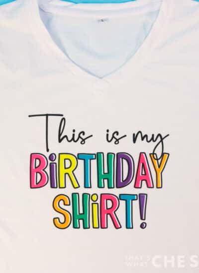 White T-shirt with colorful sublimation design