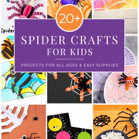 20+ Spider Crafts for Kids Pin