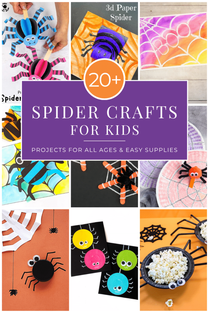 20+ Spider Crafts for Kids Pin