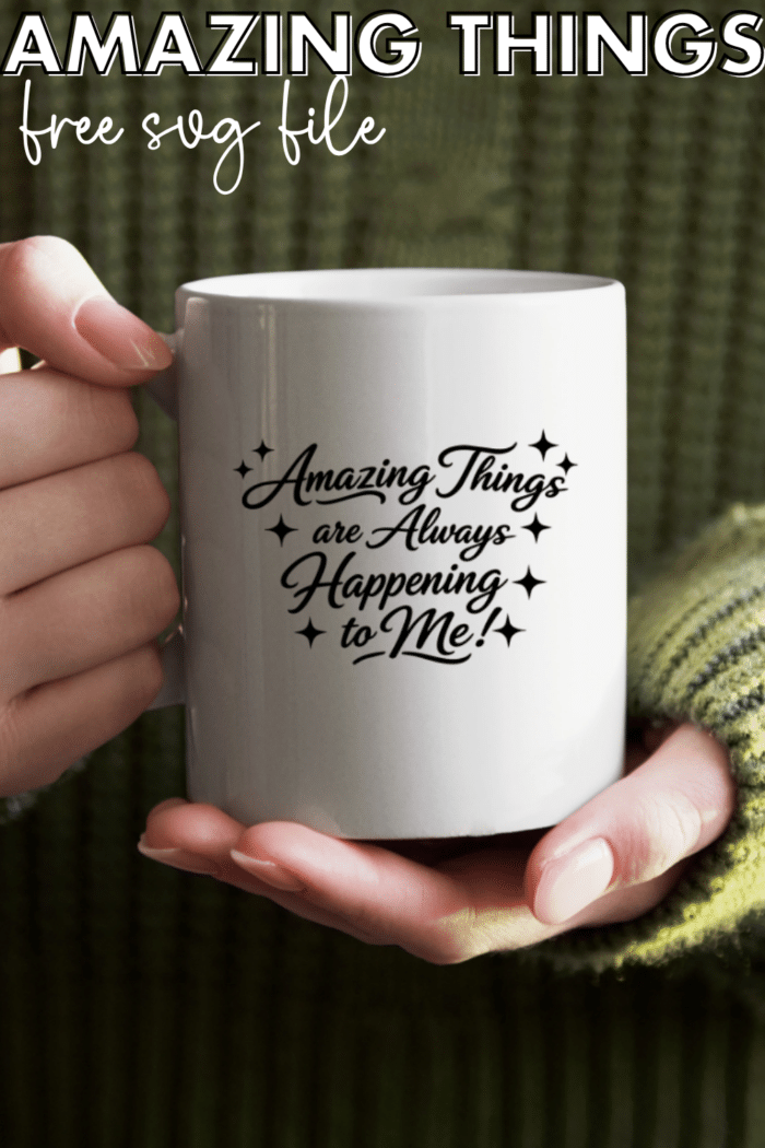 Amazing Things Mug Pin