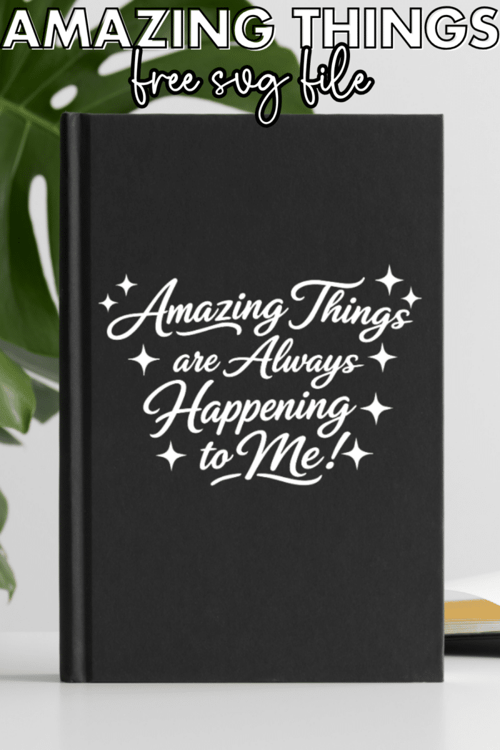 Amazing Things Journal Pin