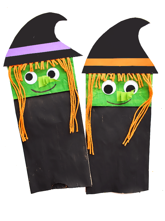 Paper Bag Wtich Craft