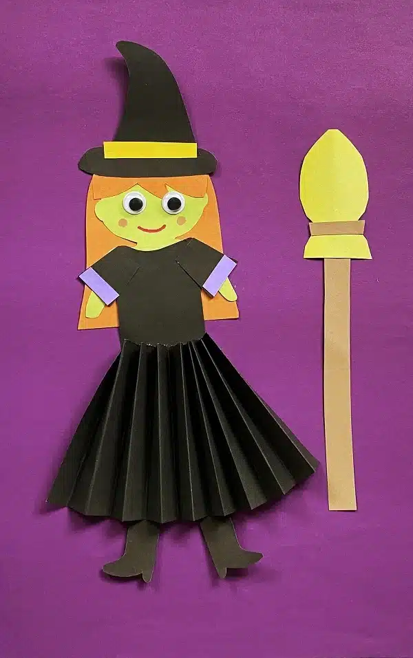 Paper Halloween Witch
