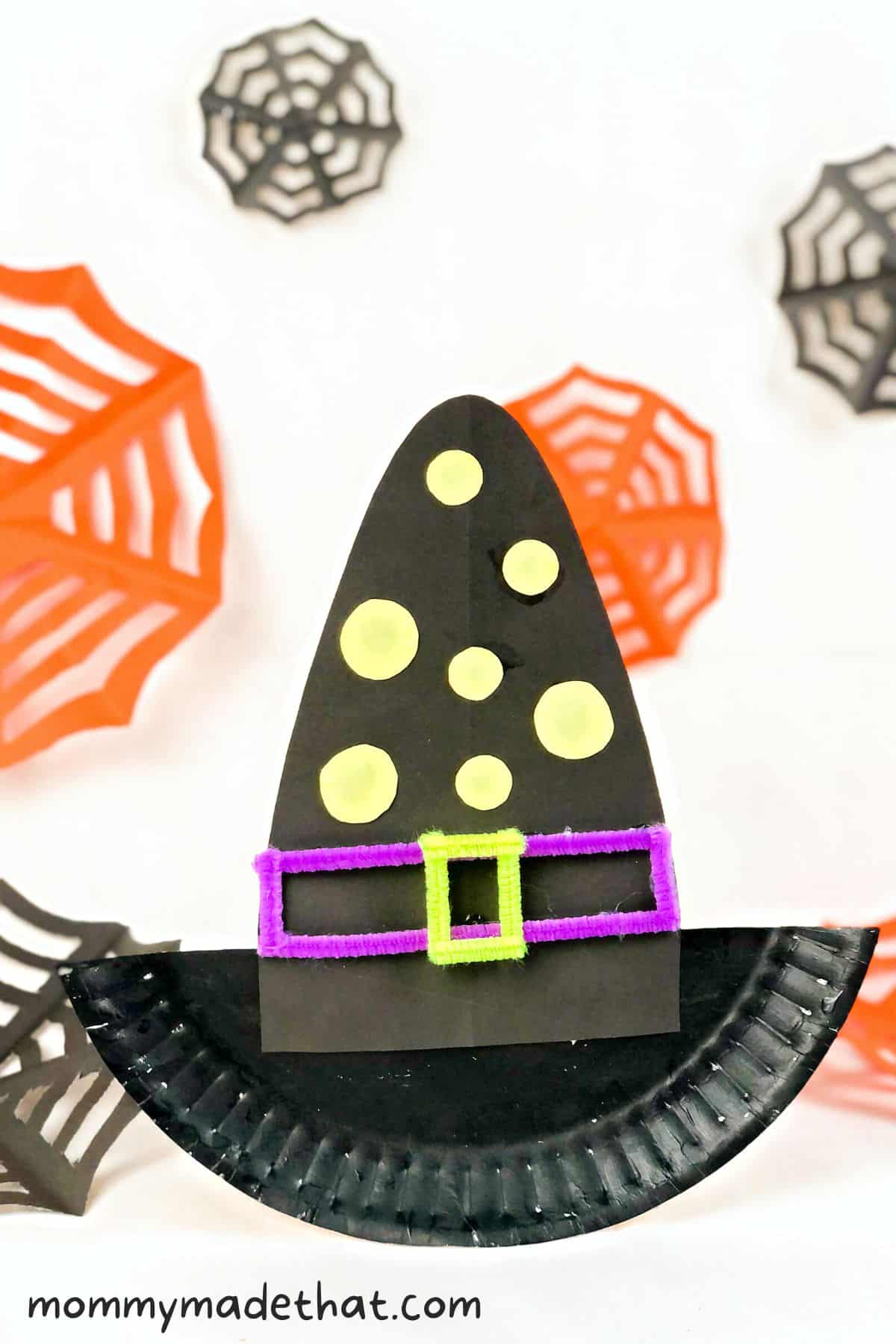 Paper Plate Witch Hat Craft