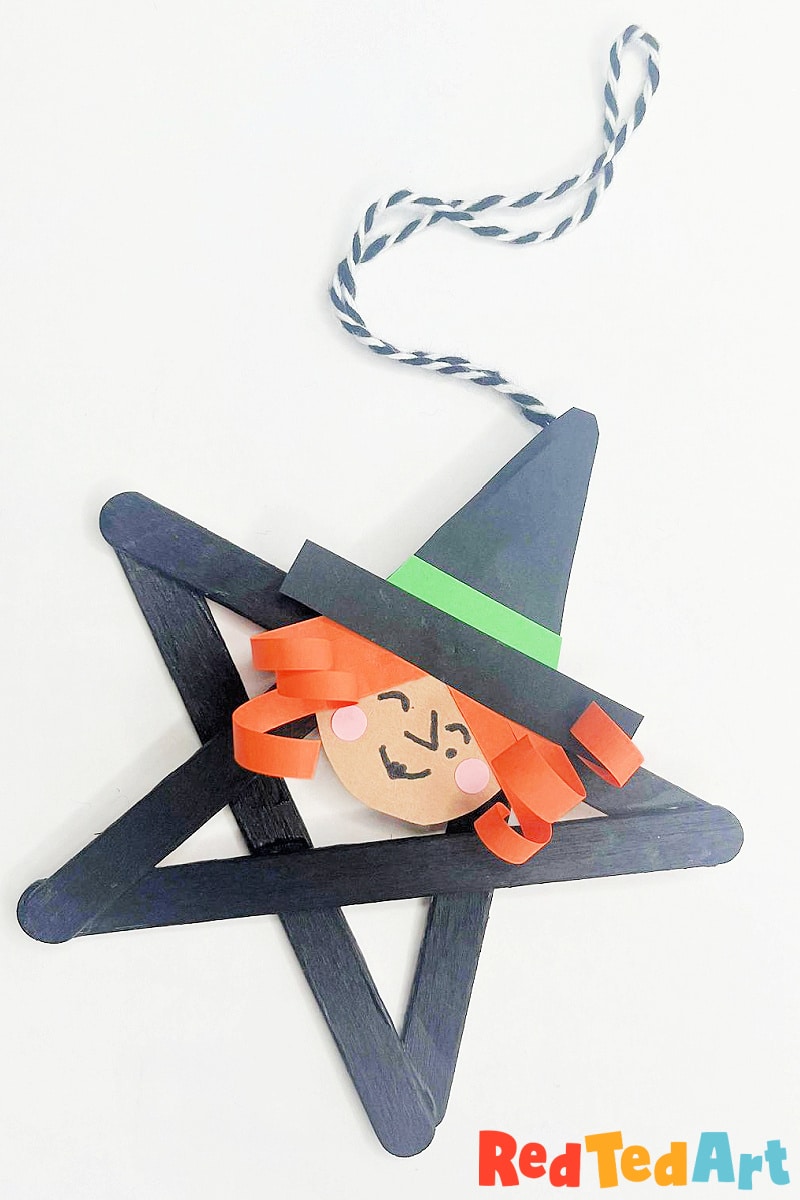 Popsicle stick Witch Craft
