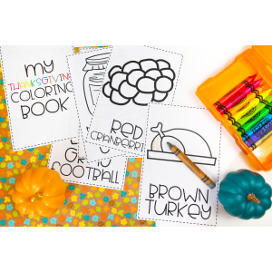 Thanksgiving Alphabet Coloring Pages