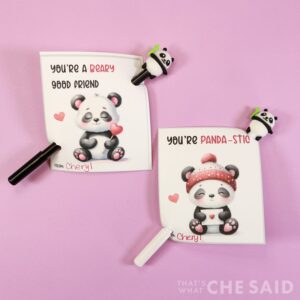 Panda Valentine Cards