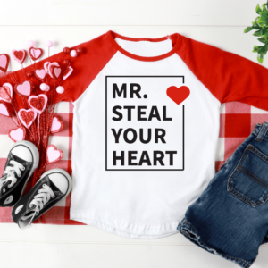 Boy's Valentine Shirt SVG