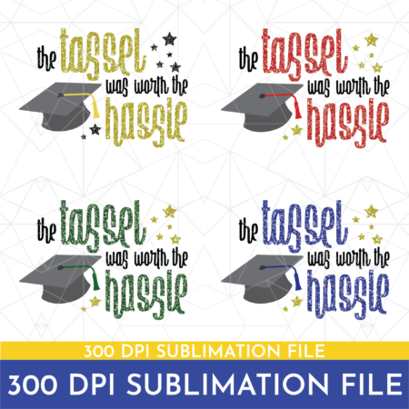 Graduation Tassel Sublimation Bundle