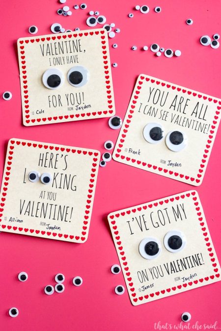 Google Eye Valentine Cards