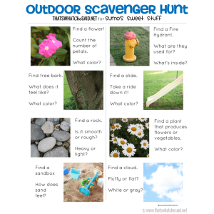 Outdoor Scavenger Hunt