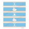 Melted Snowman Water Bottle Labels